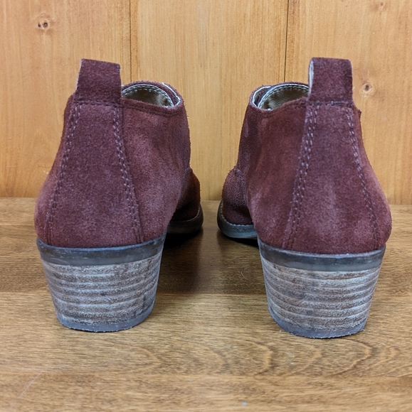 Lucky Brand Burgundy Ankle Boots - Picture 4 of 15